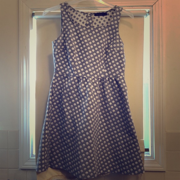 The limited Light blue polka dot dress - Picture 6 of 8